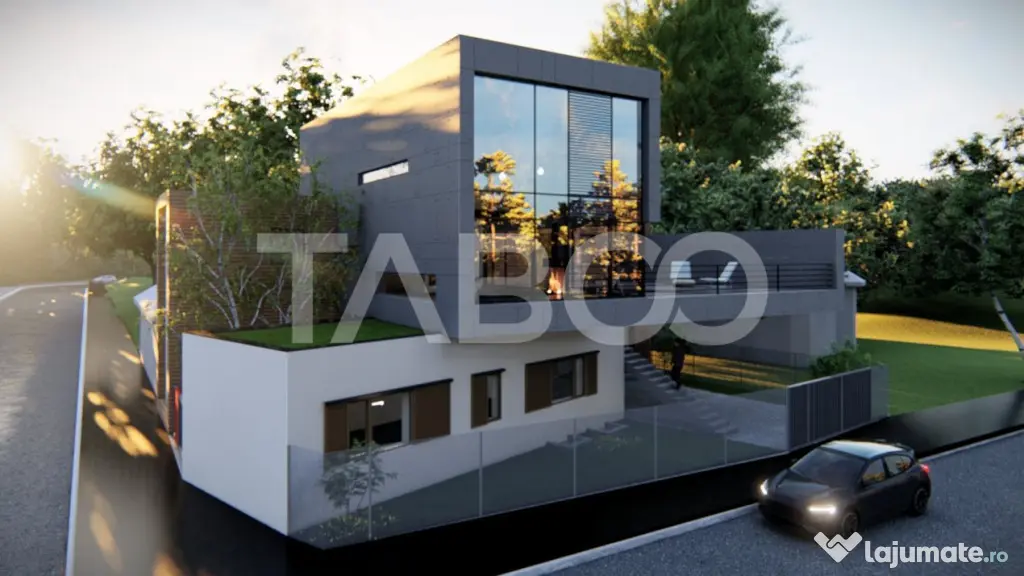Casa individuala de vanzare cu terasa teren 320 mp zona Cent - Sibiu (Sibiu)