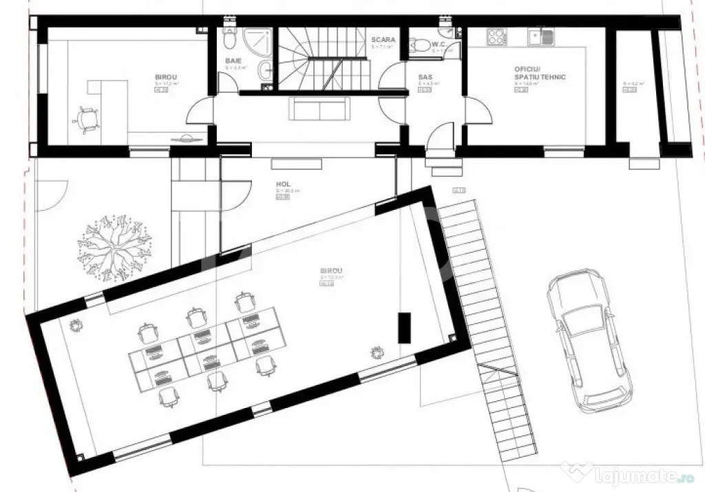 Casa individuala de vanzare cu terasa teren 320 mp zona Cent - Sibiu (Sibiu)