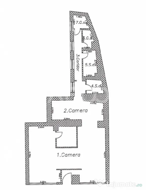 Spatiu comercial de vanzare 95 mpu cu vitrina de 6 m Piata M - Sibiu (Sibiu)
