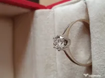 Perfectiunea pe mana ta Inel Solitaire aur cu diamant natural Flawless 0.5ct