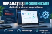 Preluăm aplicații și site-uri neterminate sau cu probleme