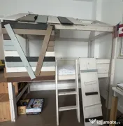 Pat Casuta Flexa cu scara si placa de catarat 