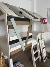 Pat Casuta Flexa cu scara si placa de catarat 