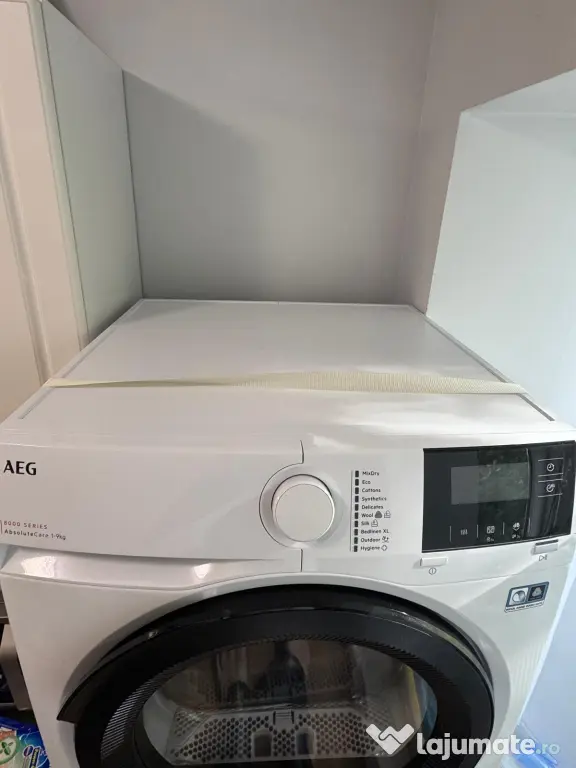 Uscator de rufe AEG TR819P4E, AbsoluteCare, Pompa de caldura, 9kg, 10 programe