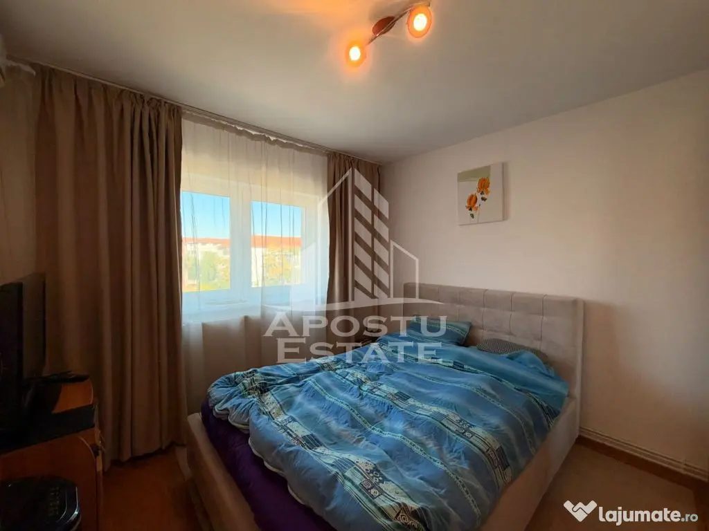 Apartament cu 2 camere de vanzare, centrala proprie, zona Aradului - Timisoara (Timis)