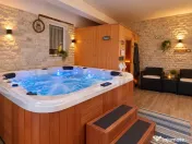 Casă deosebită cu piscină, saună și jacuzzi, panoramă 