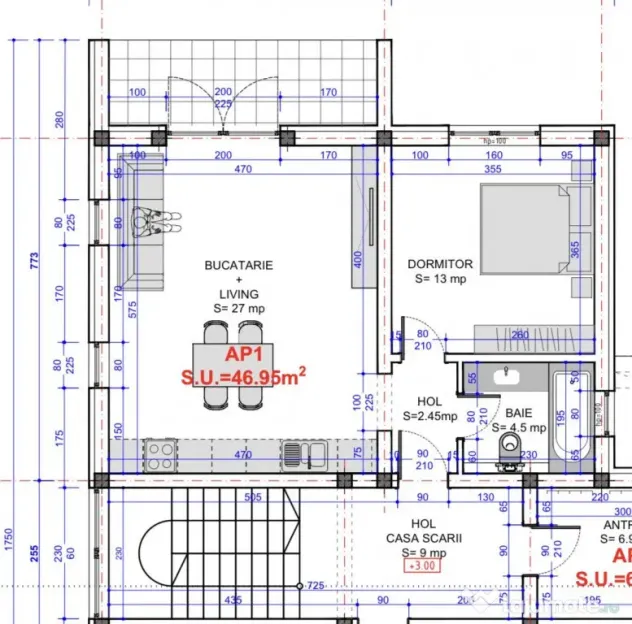 Comision 0% Apartament 2 camere | Et 1 | Zona Kaufland | Mos - Mosnita Noua (Timis)