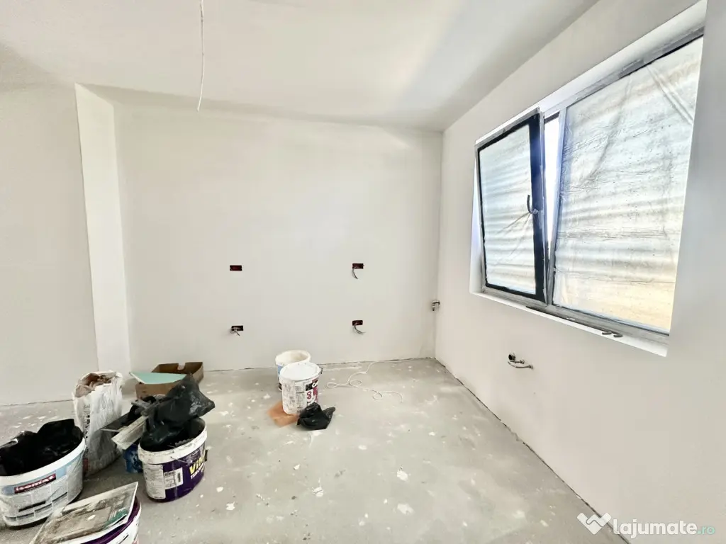 Duplex despartit prin camera tehnica | 4 camere | 115 mp uti - Mosnita Veche (Timis)