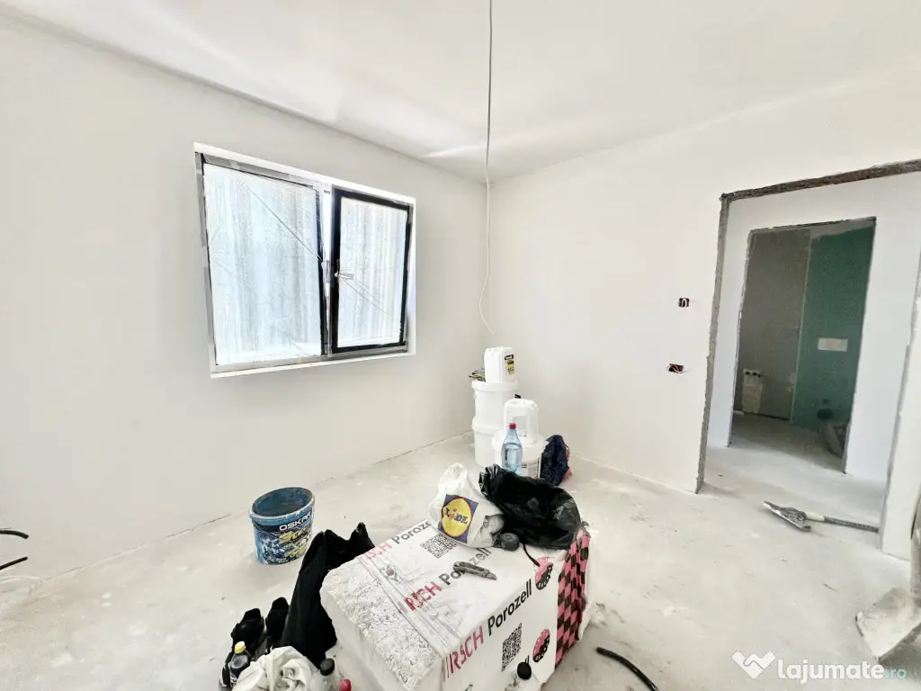 Duplex despartit prin camera tehnica | 4 camere | 115 mp uti - Mosnita Veche (Timis)