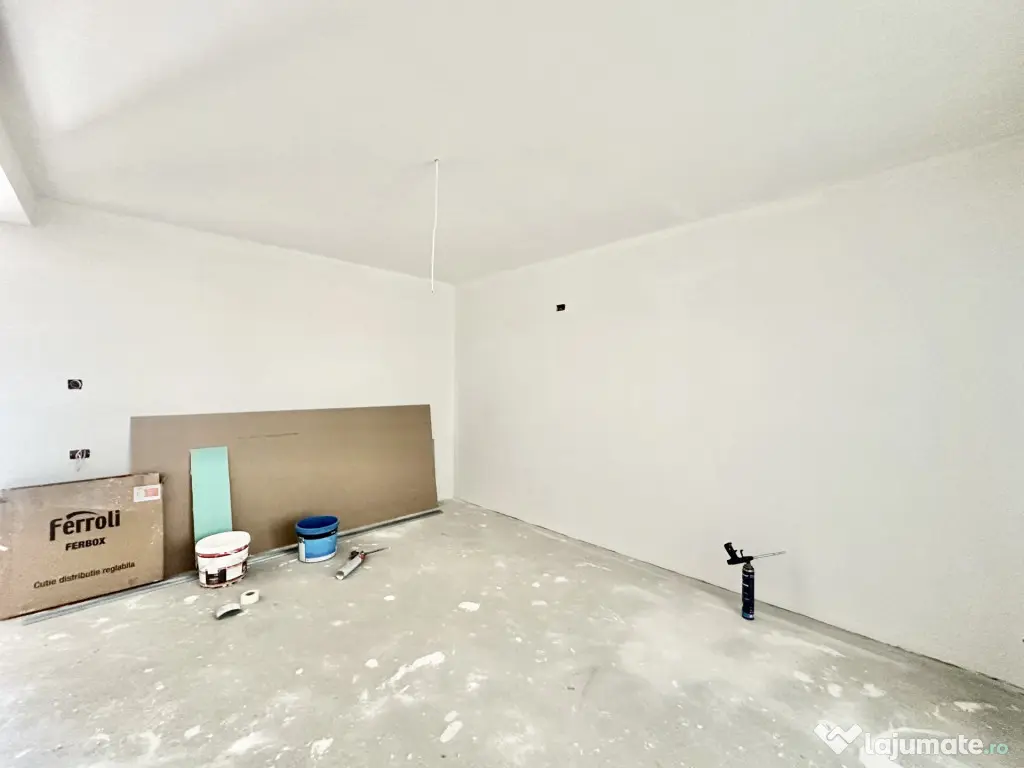 Duplex despartit prin camera tehnica | 4 camere | 115 mp uti - Mosnita Veche (Timis)