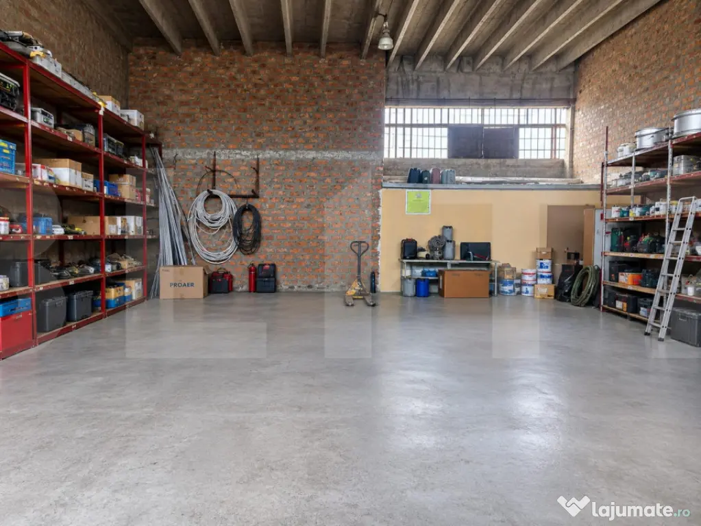 Hala industriala 946 mp - curte 2.231 mp - acces auto - Zona - Botosani (Botosani)