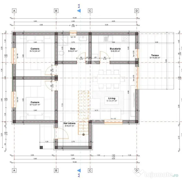 Casa individuala cu teren 520 mp in Giroc - Giroc (Timis)