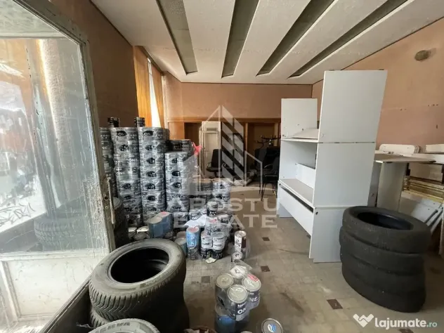 Spatiu comercial 250 mp, pe colt, vitrina generoasa, Sinaia, Timisoara - Timisoara (Timis)
