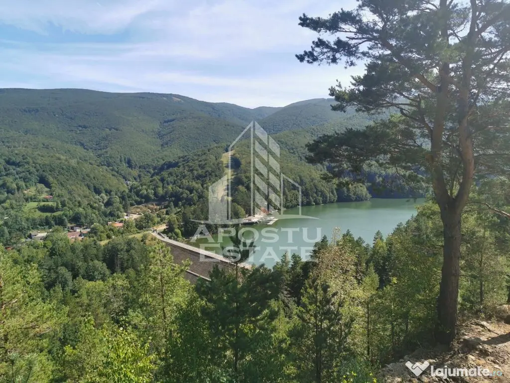 Teren intravilan, 2000mp, cu vedere panoramica spre lacul Valiug - Valiug (Caras-Severin)