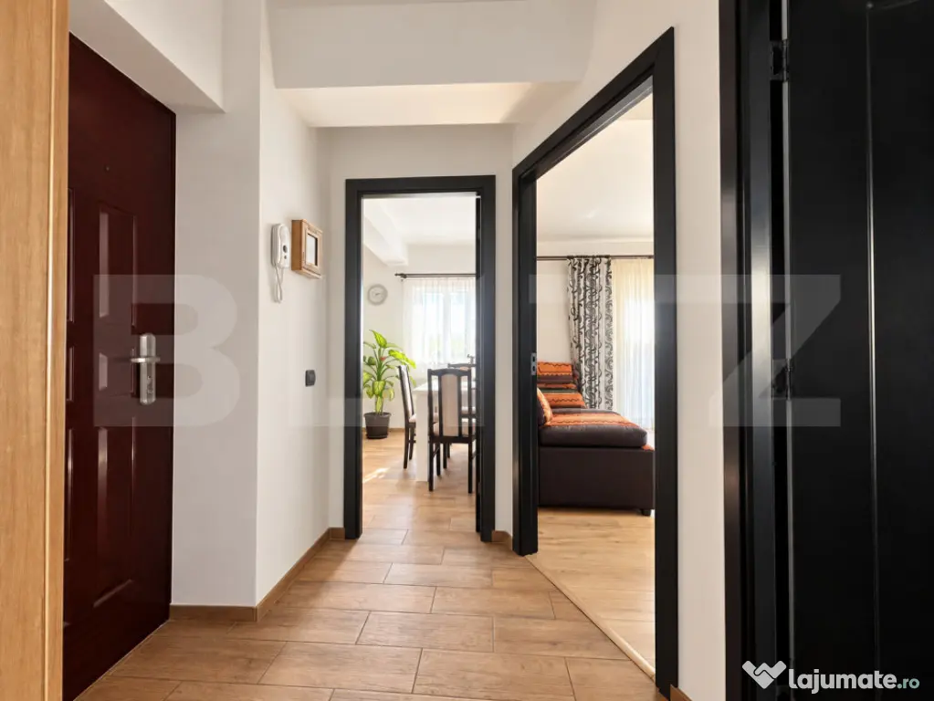 Apartament cu 2 camere, mobilat, cu parcare și centrală pr - Rasnov (Brasov)