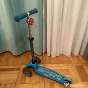 Trotinetă Mini Micro Deluxe Aqua, stare bună – 300 lei negociabil 