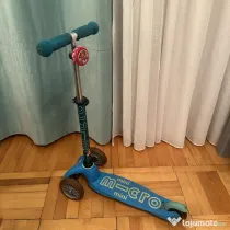 Trotinetă Mini Micro Deluxe Aqua, stare bună – pret negociabil