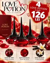 4 Parfumuri Love Potion un cadou frumos