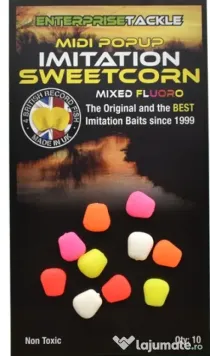 ENTERPRISE TACKLE MIDI POPUP SWEETCORN MIXED FLUORO 10buc.