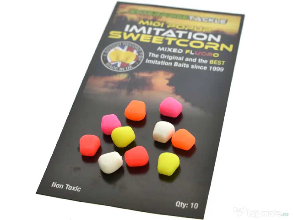 ENTERPRISE TACKLE MIDI POPUP SWEETCORN MIXED FLUORO 10buc.