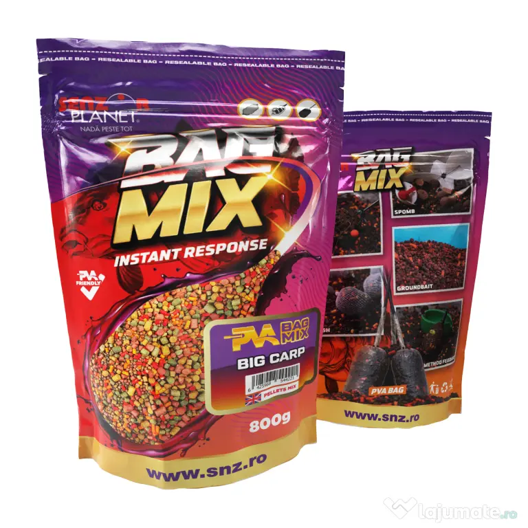 SENZOR PLANET PVA BAG MIX BIG CARP 800g