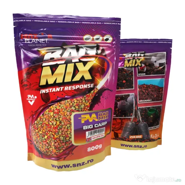 SENZOR PLANET PVA BAG MIX BIG CARP 800g