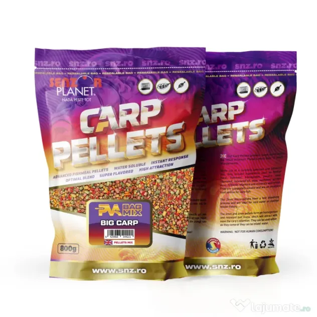 SENZOR PLANET PVA BAG MIX BIG CARP 800g
