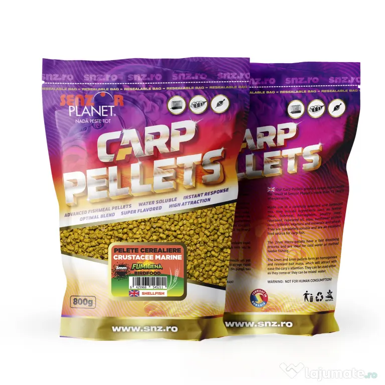 SENZOR PLANET PELETE FUMIGENA CEREALIERE CRUSTACEE MARINE 3mm 800g