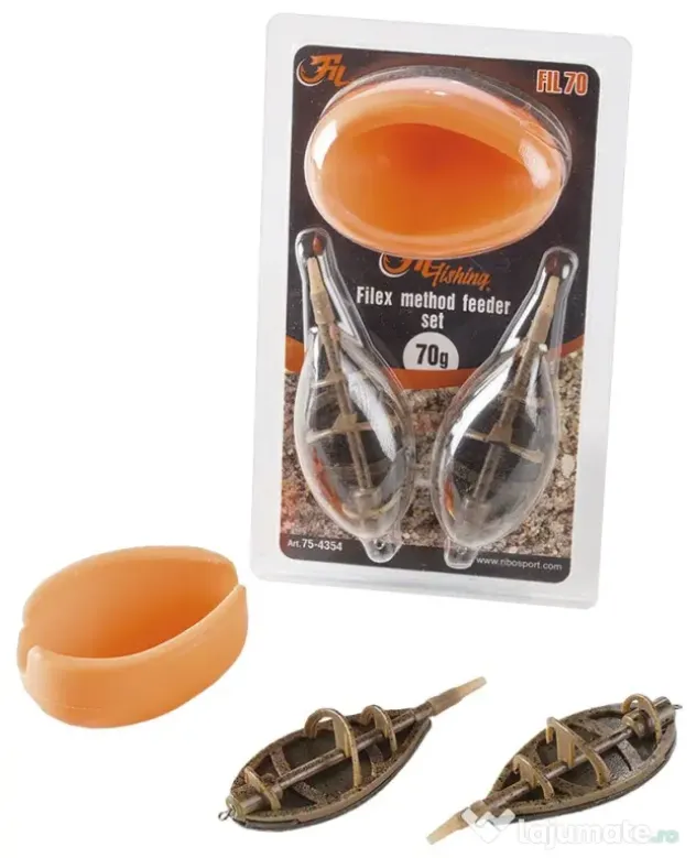 FILFISHING SET 2 MOMITOARE + MATRITA FILFISHING FILEX METHOD FEEDER 90g