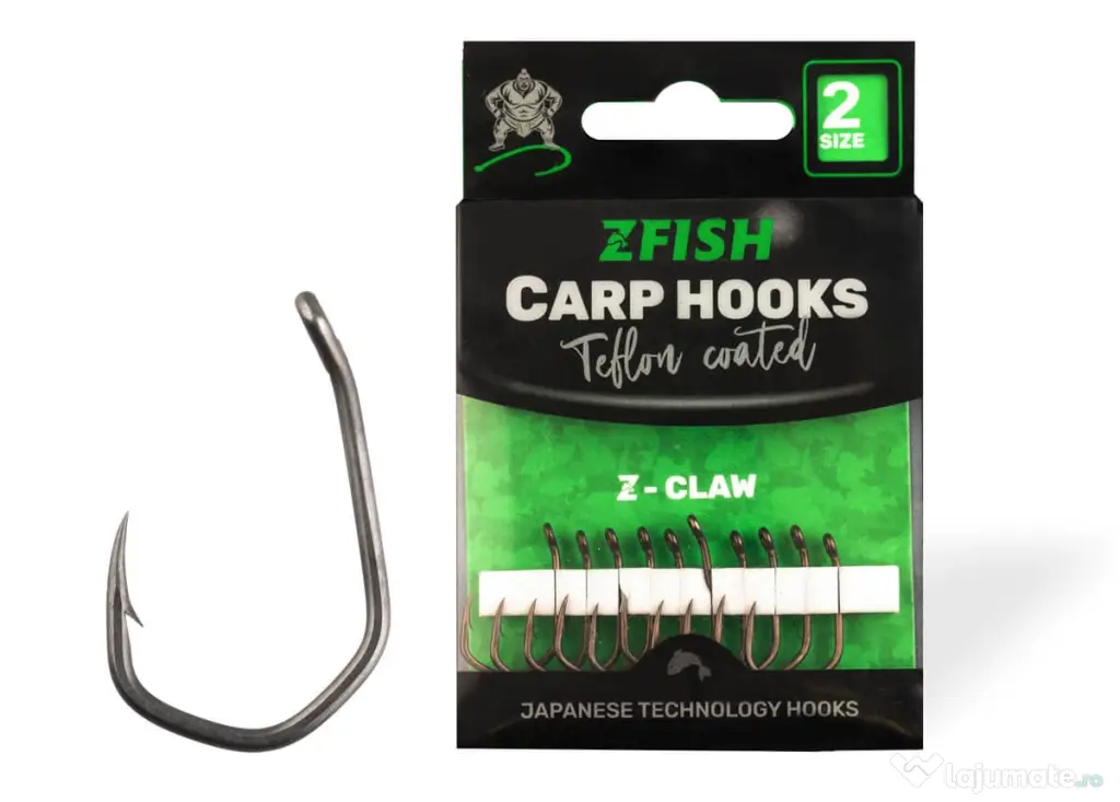 ZFISH CARLIGE ZFISH Z-CLAW TEFLON HOOKS Nr 2