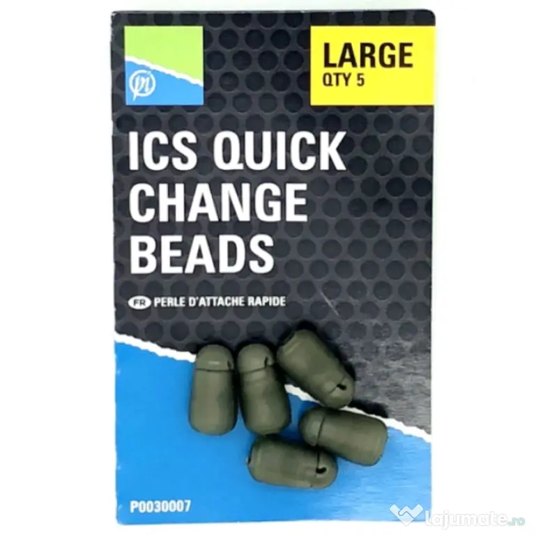 PRESTON BILUTE ANTISOC PRESTON ICS QUICK CHANGE BEADS, 5buc/plic Standard