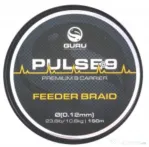 GURU FIR TEXTIL GURU PULSE 9 BRAID DARK GREEN, 150m 0.08mm/8.30kg