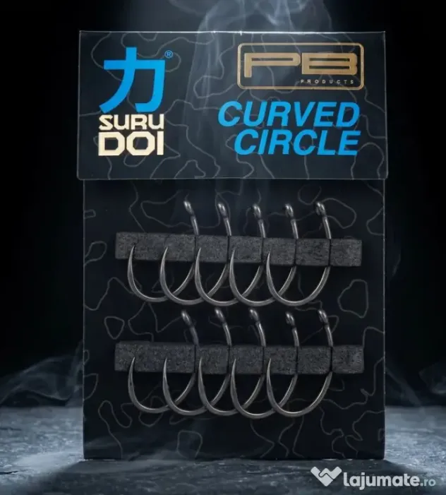 PB PRODUCTS CARLIGE PB SURUDOI CURVED CIRCLE PTFE, 10buc Nr 4