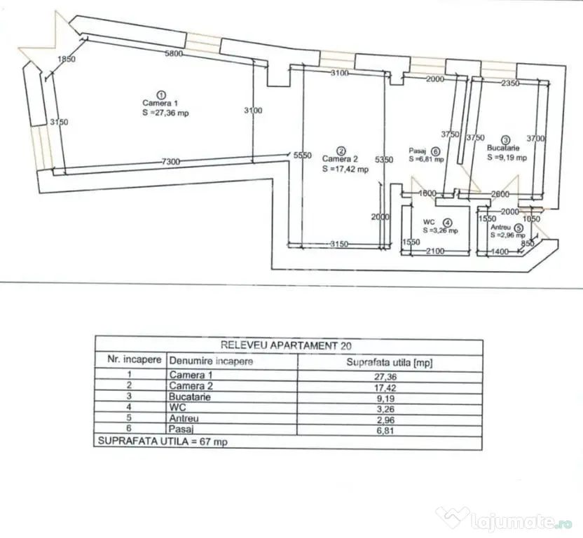 Spatiu pentru birouri si alte activitati, 67 mp, Zona Dorobantilor - Timisoara (Timis)