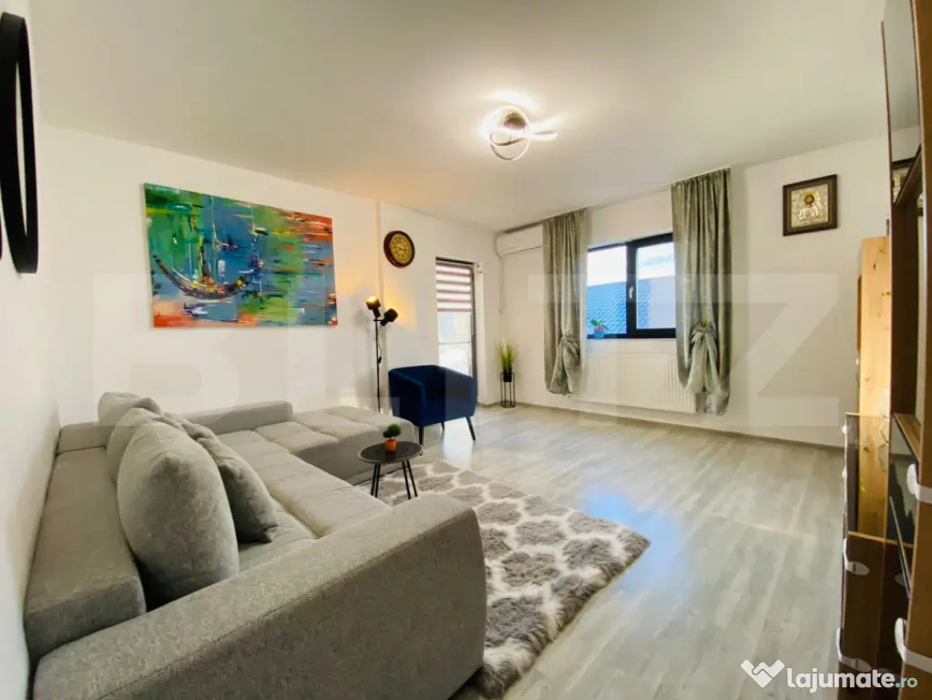 Apartament 2 camere, 52.30 mp, zona Popas Pacurari - Valea Lupului (Iasi)