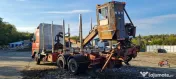 Volvo fh16 cu macara forestiera + remorca 