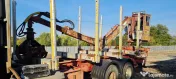 Volvo fh16 cu macara forestiera + remorca 