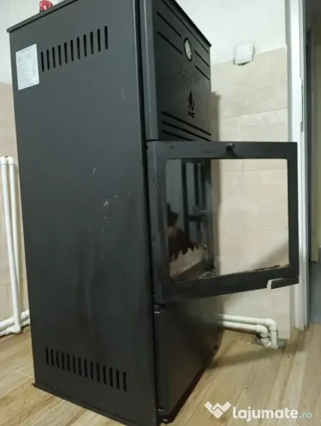Termoșemineu pe lemne Aqua Plus 30 kw