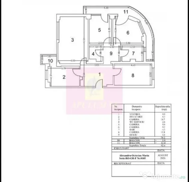 Apartament 4 camere rondul Bucur Obor - Bucuresti (Bucuresti-Ilfov)
