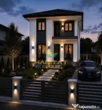 Vilă Modernă P+1+Pod | 4 Camere Decomandate | Placă de Beton peste Etaj