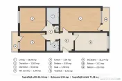3 camere decomandate Două balcoane Parcare inclusă - Titan–B 
