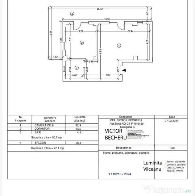 APARTAMENT 2 CAMERE PROMENADA, MAMAIA NORD - Navodari (Constanta)