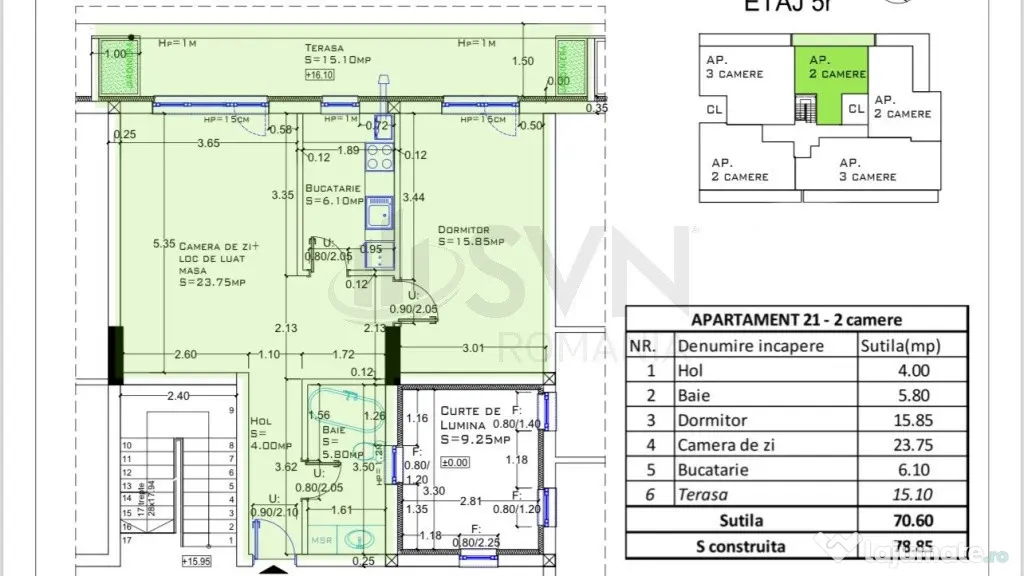 Apartament 2 camere de Aviatiei - Bucuresti (Bucuresti-Ilfov)
