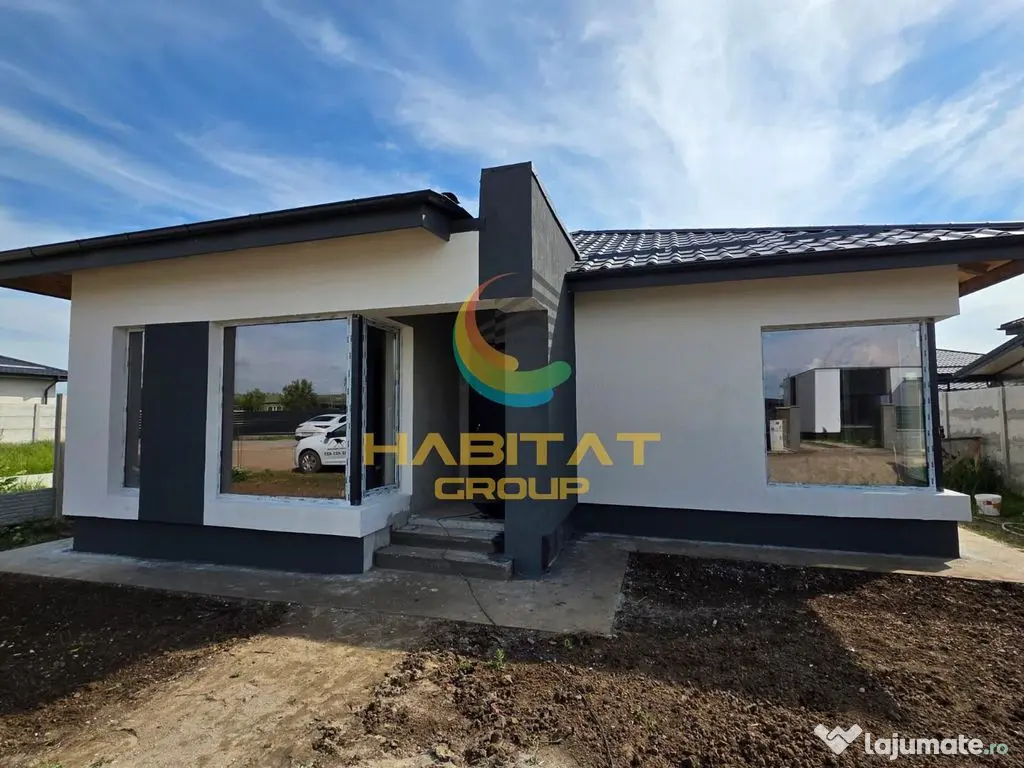 Casă parter, 3 camere decomandate, 2 băi, încălzire pardoseală, 375mp teren - Berceni (Bucuresti-Ilfov)