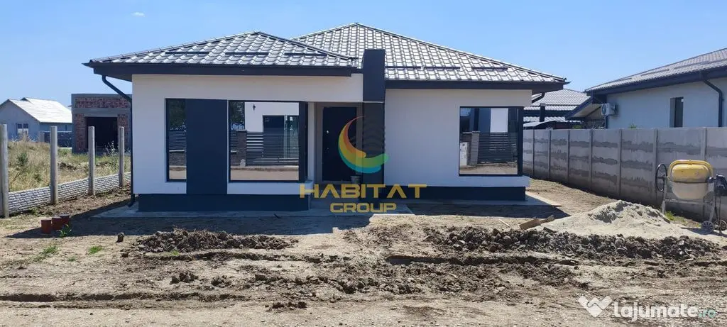 Casă parter, 3 camere decomandate, 2 băi, încălzire pardoseală, 375mp teren - Berceni (Bucuresti-Ilfov)