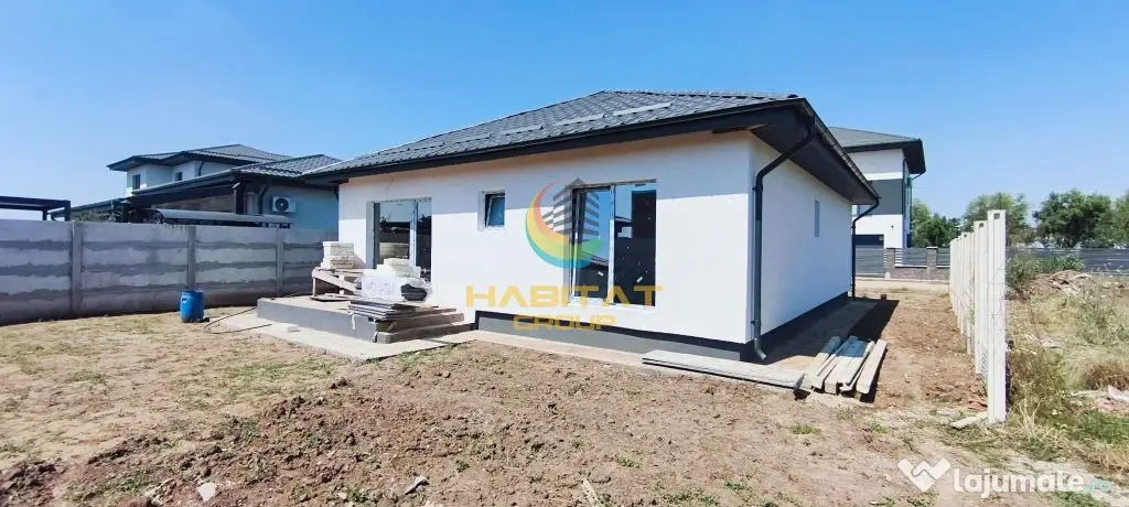 Casă parter, 3 camere decomandate, 2 băi, încălzire pardoseală, 375mp teren - Berceni (Bucuresti-Ilfov)