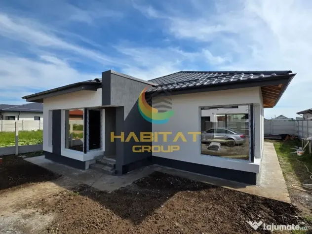 Casă parter, 3 camere decomandate, 2 băi, încălzire pardoseală, 375mp teren - Berceni (Bucuresti-Ilfov)