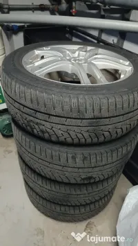 Set Jante Aliaj 17" Ford Mondeo + Cauciucuri de Iarna Hankook R17" 