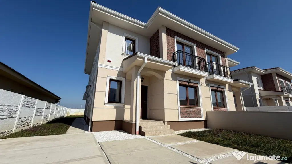 Duplex 120mp | Toate utilitatile | La asfalt | Finisaje supe - Mosnita Noua (Timis)