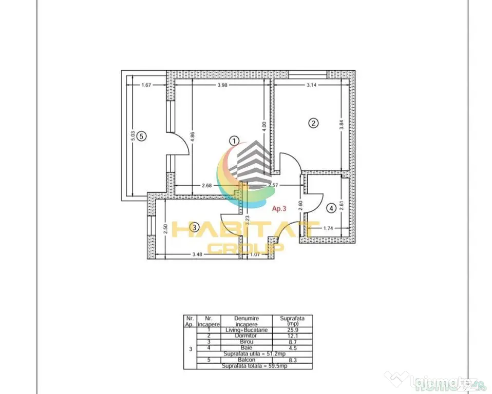Apartament 3 camere+boxa+loc de parcare subteran - Bucuresti (Bucuresti-Ilfov)